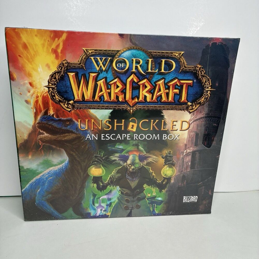 World of Warcraft Unshackled An Escape Room Box Board Game Blizzard New Sealed